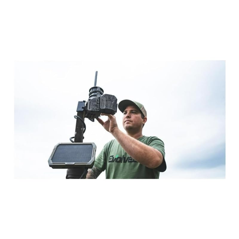 Solar Battery Pack for Trail Cameras - 12V Sol-Pak, 3000mAh Rechargeable Battery & 3ft Insulated Cable