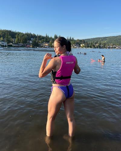 Pink Adult Swim Jacket - Lightweight & Adjustable Water Safety Vest