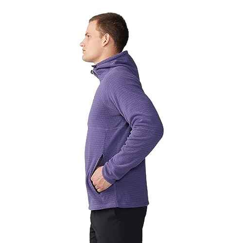 Mountain Hardwear Men's Summit Grid Hoody for Backpacking, Hiking, Camping, and Casual Wear | Lightweight and Insulated