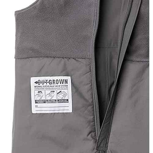 Columbia Youth Boys Snowslope II Bib, City Grey, Medium