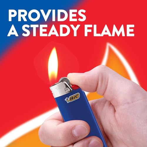 BIC Maxi Pocket Lighter, Special Edition Counterculture Series, 8 Count Pack of Lighters