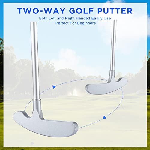 Mini Golf Putter Set for Kids and Adults - Black or Silver, 3-Piece