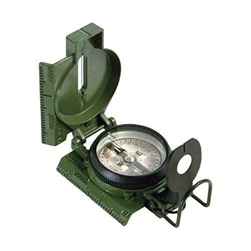 Cammenga Official US Military Tritium Lensatic Compass, Accurate Waterproof Hand Held Compasses with Pouch for Hiking Camping Navigation Survival Backpacking Orienteering