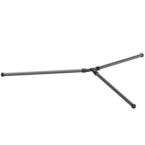 Leofoto Short Inverted Carbon Fiber Tripod, Fixed Apex, 10-Layer Toray, Twist-Lock, 46.67" Max Height, 5.20" Min Height (SO-282CMX)