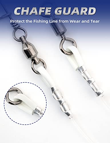 BLUEWING Deep Drop Fishing Rig with 2/0-15/0 Stainless Steel Hooks & 250lb Mono Line - Variation 5/0 250lb