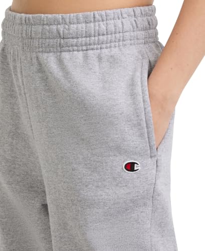Champion Women's Cinched-Bottom Fleece Sweatpants Small - Manhattan Mist Heather