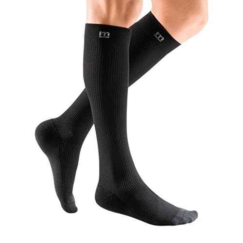 mediven Plus for Men & Women, 30-40 mmHg - Closed Toe, Knee High Stockings w/Silicone Topband, Extra Wide