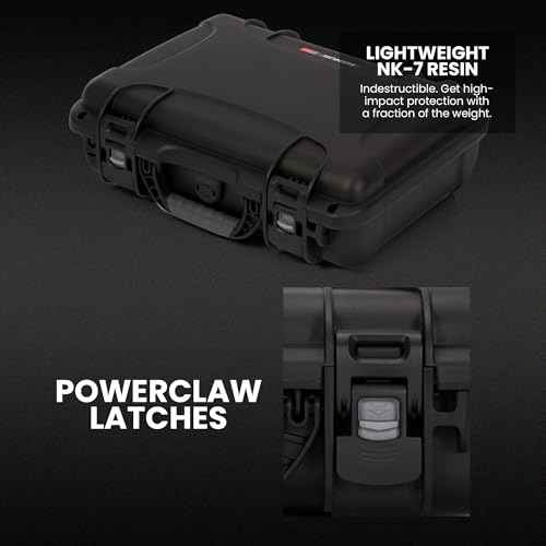 NANUK 910 Hard Case for Single Sporting Gear, IP67 Waterproof Hard Storage, Made in North America Short Multipurpose Case ? (4.3¡¯¡¯ x 11.1¡¯¡¯ x 4.7¡¯¡¯)