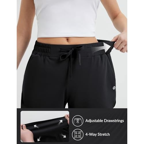 baleaf Women's 3.5" Running Shorts Quick Dry with Zipper Pocket Liner Shorts Gym Workout