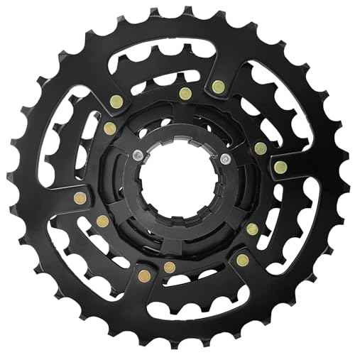 Bike Cassette 7 Speed CS-HG200 Bike Sprocket 12-32T Black for Mountain Bike Folding Bike