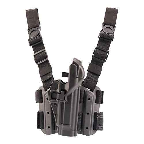 BLACKHAWK Serpa Level 3 Tactical Black Holster, Size 04, Right Hand (Beretta 92/96/M9 Std or A1 w/rails (NOT Brig/Elite)