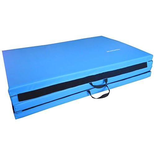 Fitvids All Purpose 4'x8'x2" Extra Thick High Density Anti Tear Gymnastics Gym Folding Exercise Aerobics Mats, Multiple Colors Available