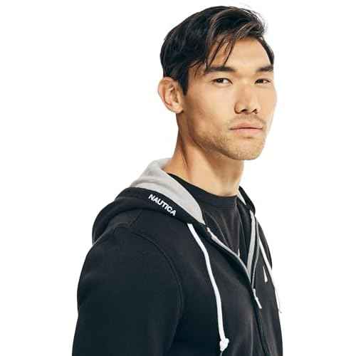 Nautica Men's Anchor Fleece Full-Zip Hoodie