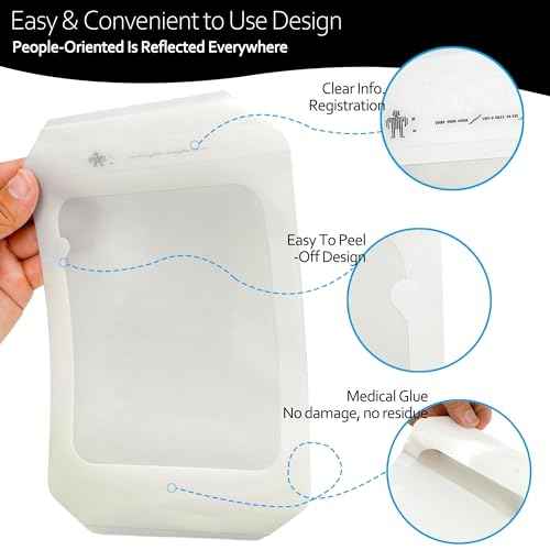 Transparent Film Dressing, 6"x 8" 20 Packs Clear Waterproof Bandage for Wound Care or IV Shield, Tattoo Aftercare Bandage, Scar Therapy, Adhesive Patches for Swimming, Showering, Wounds