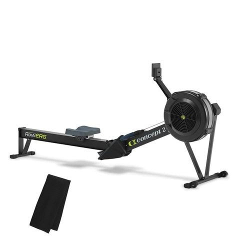 Concept2 RowErg Model D Indoor Rowing Machine with PM5 Monitor, Device Holder, Adjustable Air Resistance, Easy Storage