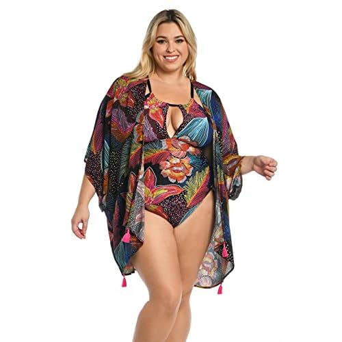 La Blanca Women's Kimono Swimsuit Cover Up