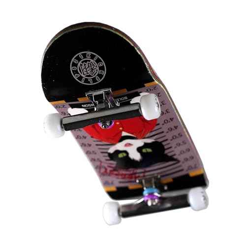 Soldierbar Pro Fingerboard Complete (6-Laye 35.5mm Deep Concace Handmade Maple Deck+ ARK i 34.5 Truck+Pro Ice Wheels) (NO Skate NO Life)