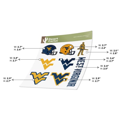 West Virginia Mountaineers Vinyl Decal - Official NCAA College Sticker