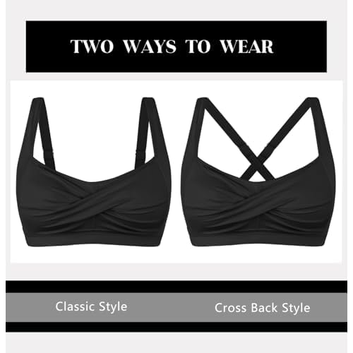 Women's Twist Front Full Coverage Swimsuit V Neck Padded High Waisted Ruched Bikini Set Two Piece Bathing Suit