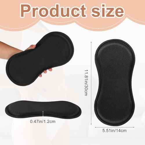 2pcs Abdominal Side Compression Boards, 11.81x5.51x0.47in Sponge Material Lipo Foam Lateral Protectors for Post Surgery Recovery Waist Filling Skin Anti-Sagging(Black)
