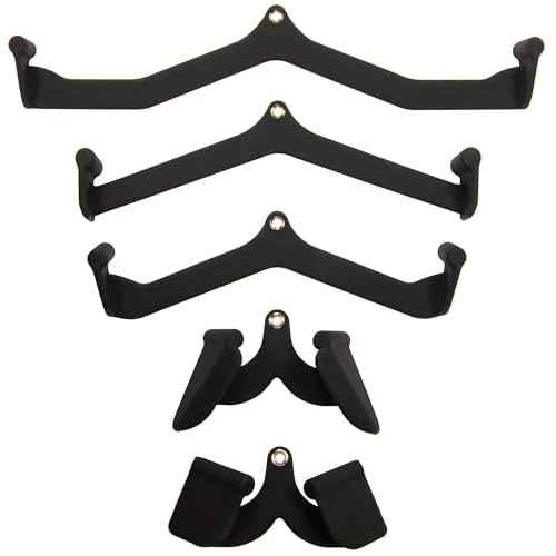 Fitvids Multifunctional Home Gym System Workout Station Multiple Grip Handles, 5-Piece Combo, New Package