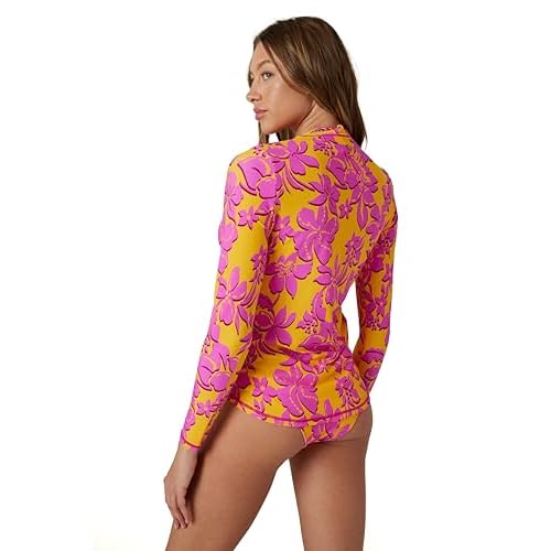 Roxy Womens Long Sleeve Rashguard ? UPF 50+ Sun Protection, Swim, Surf, Beach Volley, Yoga, Quick-Dry Swim Shirt
