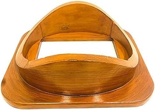 Generic Wooden Diving Helmet Stand/Base U.S Navy Mark V Scuba Divers Helmet Brown Finish Wooden Base - Wooden Display Scuba Dive Helmet Stand US Military Diving Gear Holder Home Office Decor