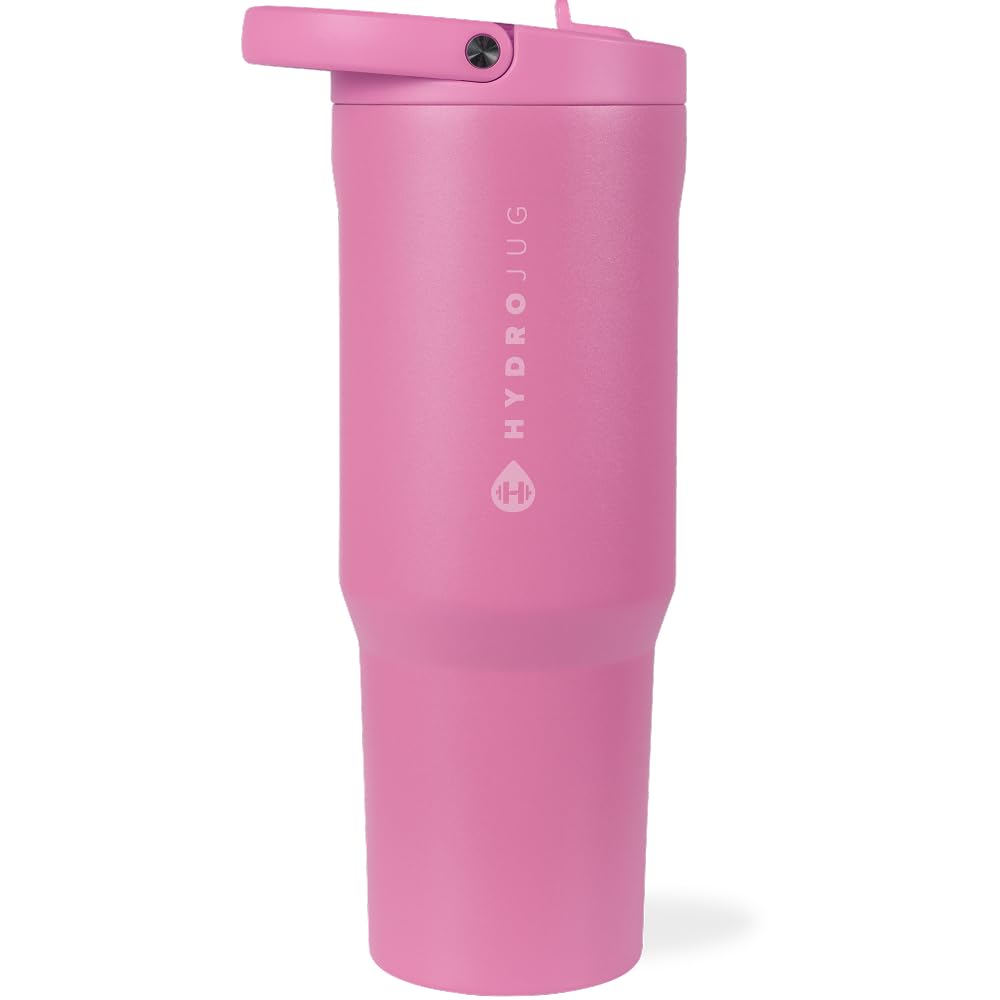 HydroJug Sport 40 oz Insulated Stainless Steel Water Bottle, Taffy