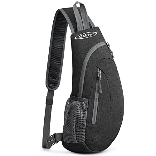 G4Free Lightweight Crossbody Sling Bag for Men Women - Dark Grey