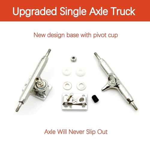 36mm Pro Fingerboard with Wooden Finger Skateboard Deck Upgraded Finger Board Trucks Street Shape Bearing Wheels (Girl)