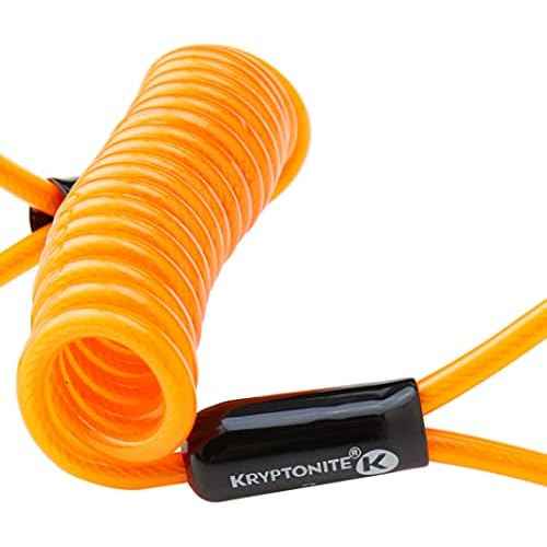 Kryptonite Evolution Compact Disc Lock, 13mm Hardened Max-Performance Steel Shackle, Sold Secure Gold and Art 4-Star, High-Security Anti-Theft Orange Bike Lock, Includes 3 Stainless Steel Keys