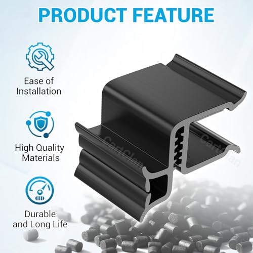 Club Car DS 1982+ Windshield Retaining Clips Kit - Black, Fit 1982-Up Models