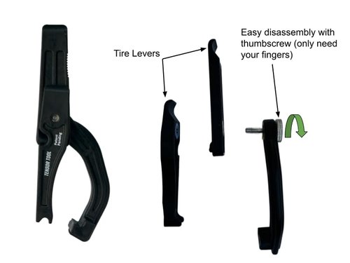 Talon Road Bicycle Tire Levers | Professional Tire Remover AND Installer | Bike Tyre levers | Road Bike Tires
