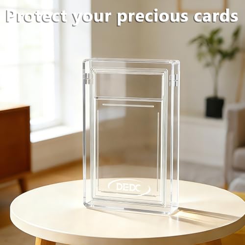Fit for PSA 4-Pack Acrylic Card Display Cases UV Protection for Graded Cards - Magnetic, Thickened Standing