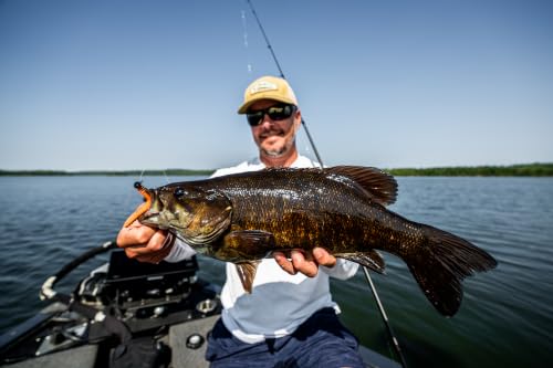 CrushCity Ned BLT Soft Plastic Finesse Worm for Ned & Mushroom Jig Heads - Watermelon Red 3"