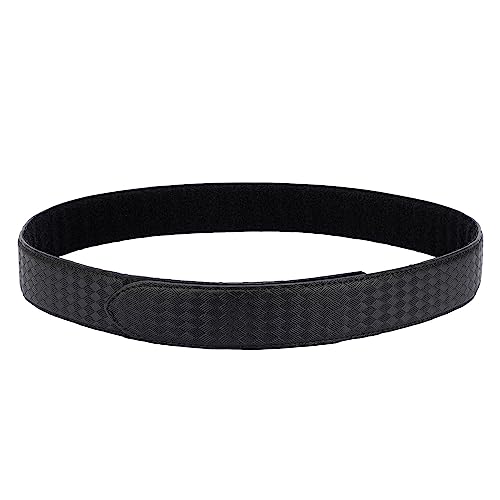 Reversible Leather Inner Belt with Loop for Law Enforcement - Basket Weave Large Variation