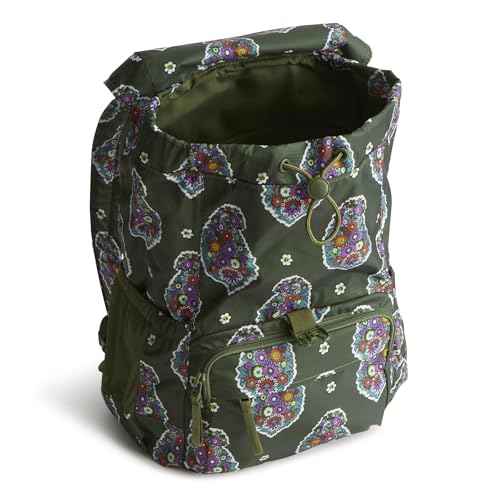 Vera Bradley Women's Ripstop Berkhill Backpack, Kew Gardens Green, One Size