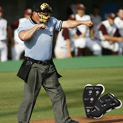 TOYMIS Baseball Umpire Clicker Counter - Black, Pack of 2