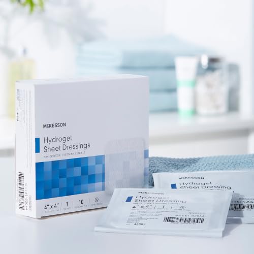 Hydrogel Wound Dressing 4x4 inch Sterile - 10 Pack