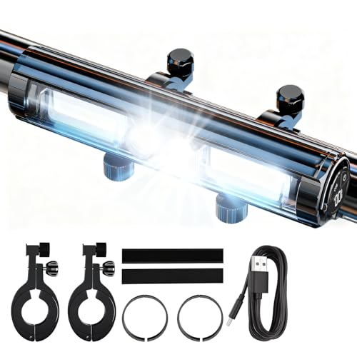 Rechargeable 6 LED Bike Light Taillight with 10+ Modes - Black