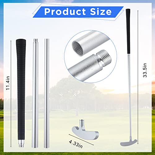 Mini Golf Putter Set for Kids and Adults - Black or Silver, 3-Piece