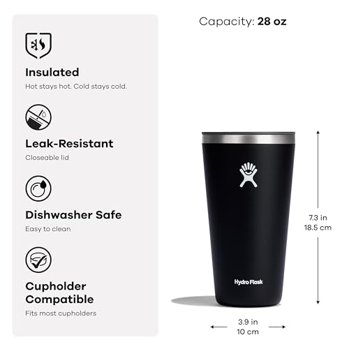 Hydro Flask 28 Oz All Around Tumbler with Press-in Lid - Agave Green