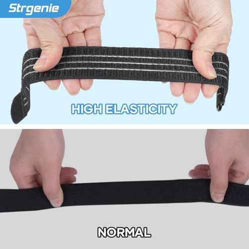 Elastic Ankle Straps, Cowboy Boot Straps, Adjustable Elastic Pant Leg Straps for Biking, Fishing, Hiking, Wading etc.