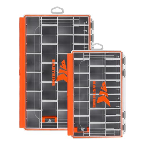 Waterproof Tackle Box with Adjustable Dividers - 3600 & 3700 Sizes, One-Pack with Compartments