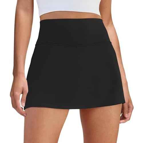 Womens Skort Tennis Skirt with Pocket Shorts Mini Golf Skirts High Waisted Athletic Skorts Summer Workout
