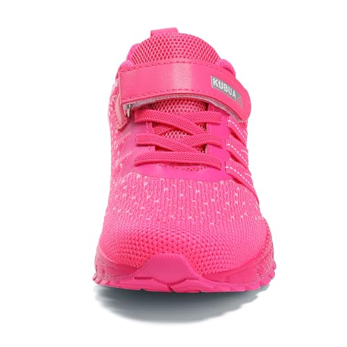 Kids Lightweight Sneakers - Pink Big Kid Boys Girls Tennis Shoes - Variation B