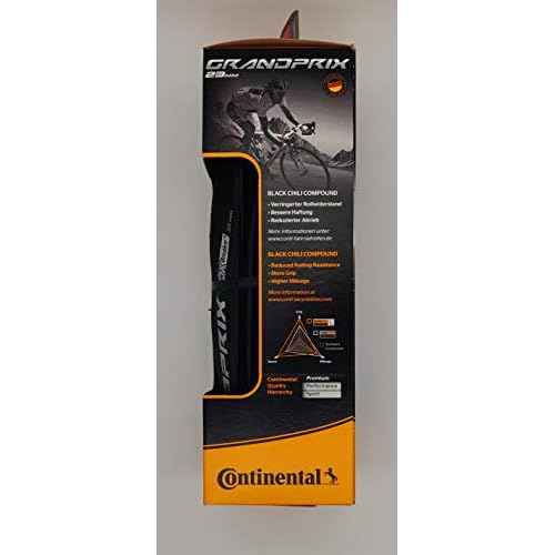 Continental Grand Prix All Rounder Bicycle 700x23 Black Chili Folding Clincher - Pair (2 Tires)