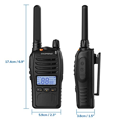 Long Range Walkie Talkies for Adults 3 Pack - Rechargeable, Portable, Up to 3 Miles
