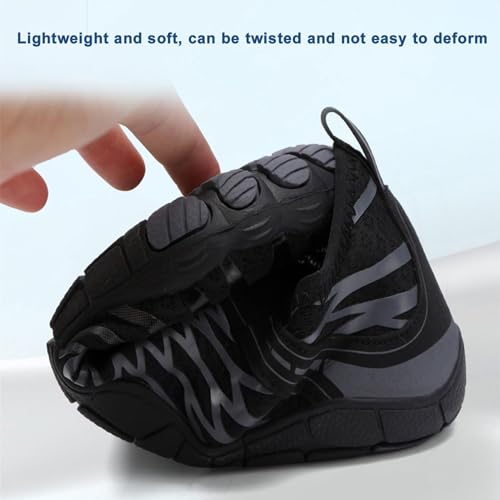 Hike Barefoot Shoes for Women Men with Wide Toe Box, Healthy & Non-Slip Breathable Barefoot Water Shoes Beach Pool Aqua Swim Surf Hiking Walking Shoes