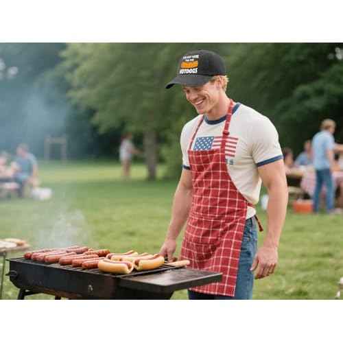 I'm JUST HERE for The Hotdogs Hats for Men Baseball Caps Trendy Washed Workout Hats Light Weight
